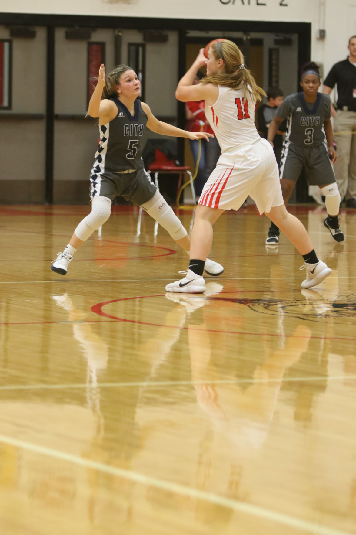Gallery: Girls basketball sectional - Kankakee Valley vs Michigan City